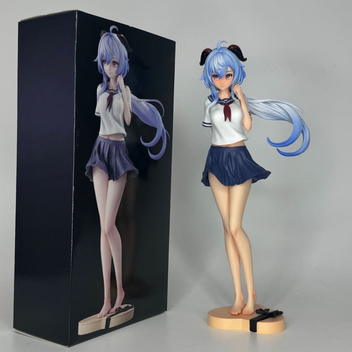 Desk Setup With Tv - 25CMJK Confession Ganyu belle Figurine périphérique