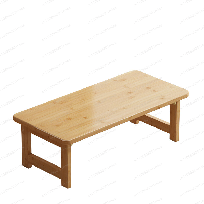 Desk Setup For Laptop - Table Kang en bambou massif pliable,