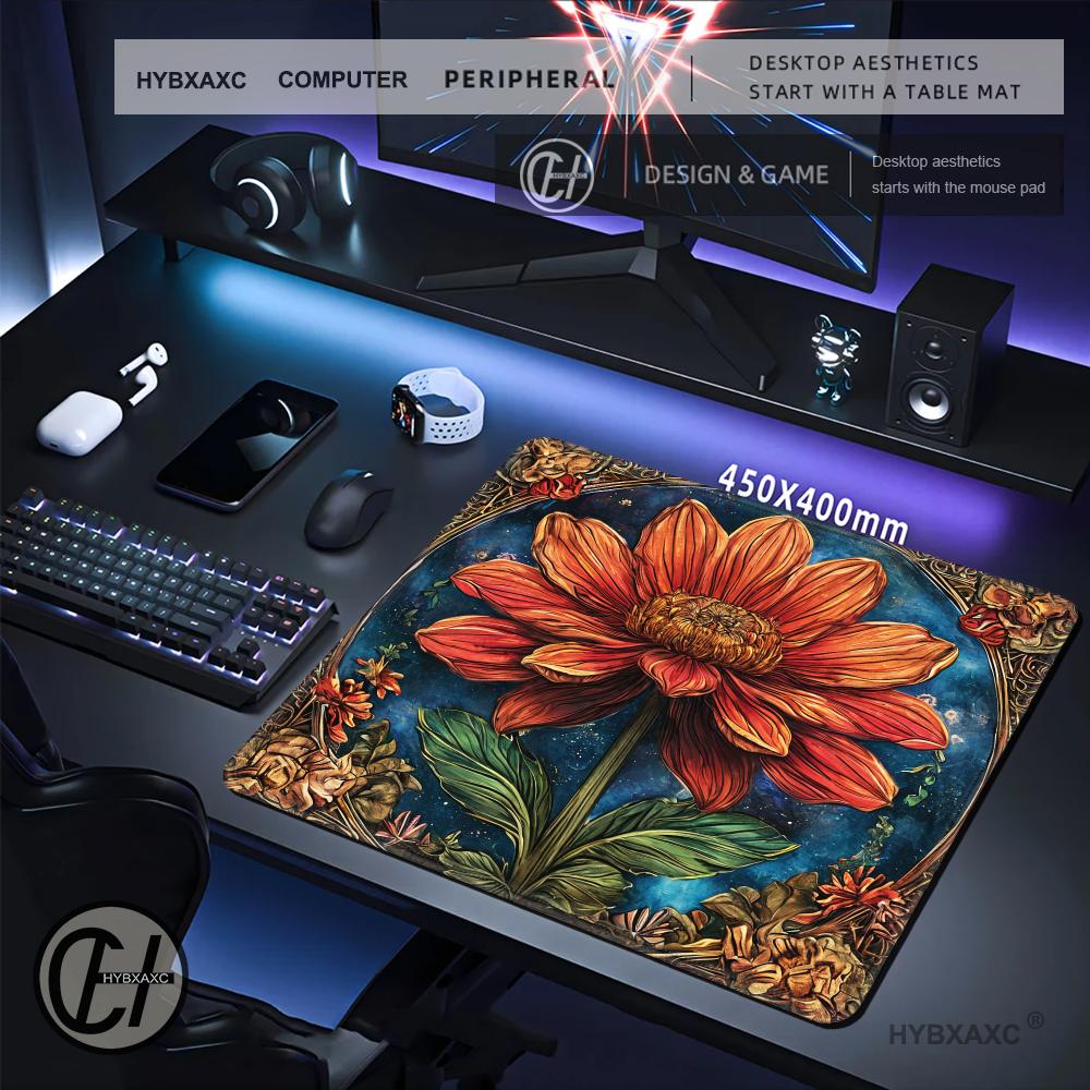 Work Desk Home Setup - Tapis de souris HYBXAXC, idéal pour