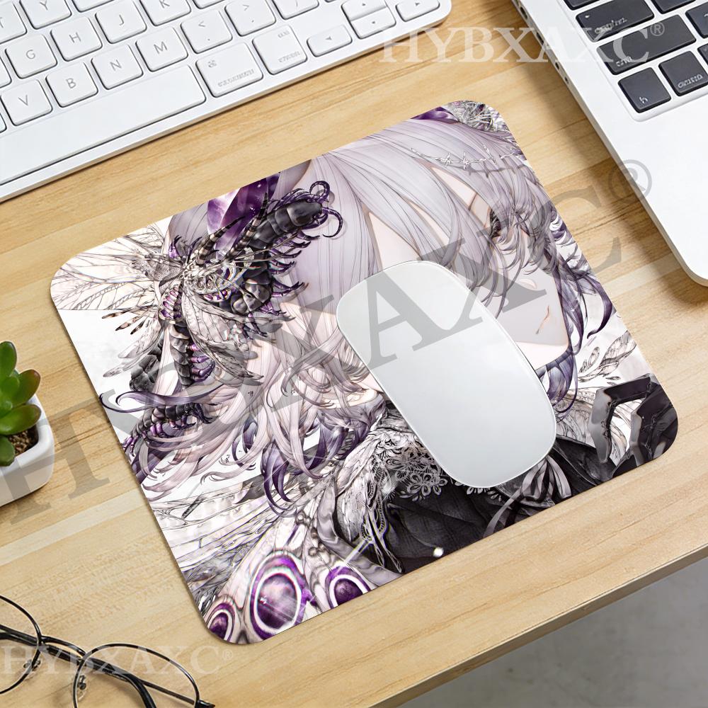Work Desk Home Setup - Tapis de Souris Élégant HYBXAXC Argenté