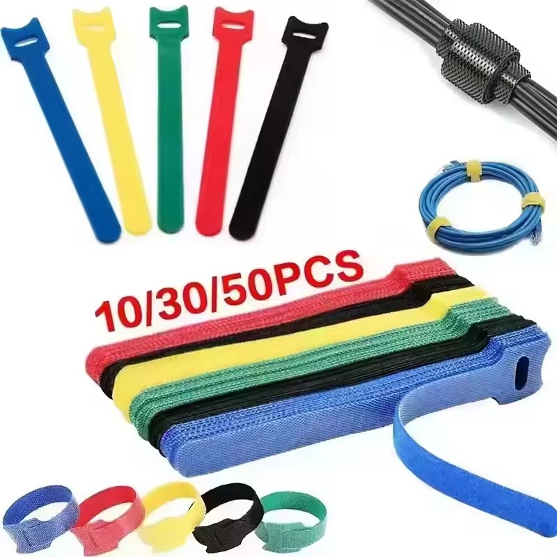 Cable Box Organizer - 10/30/50PCS Organisateur de câbles USB, attaches