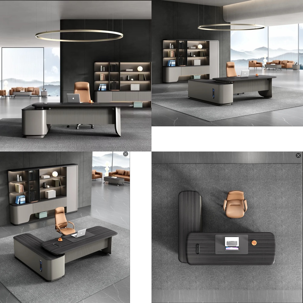 Work Desk Home Setup - Bureau de direction moderne de luxe