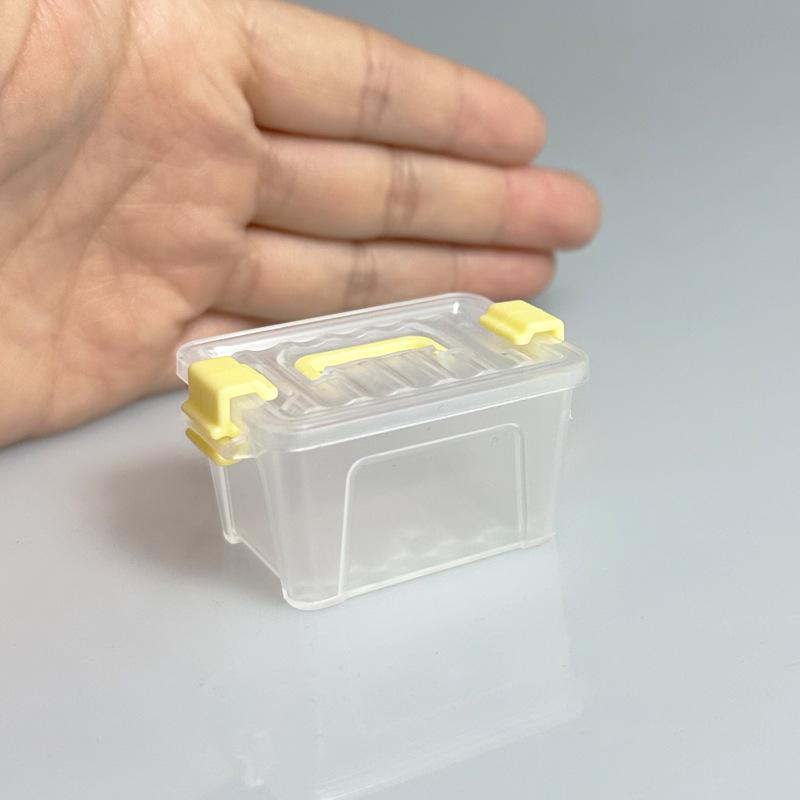 Cable Box Organizer - Boîte de rangement transparente, étui organisateur,