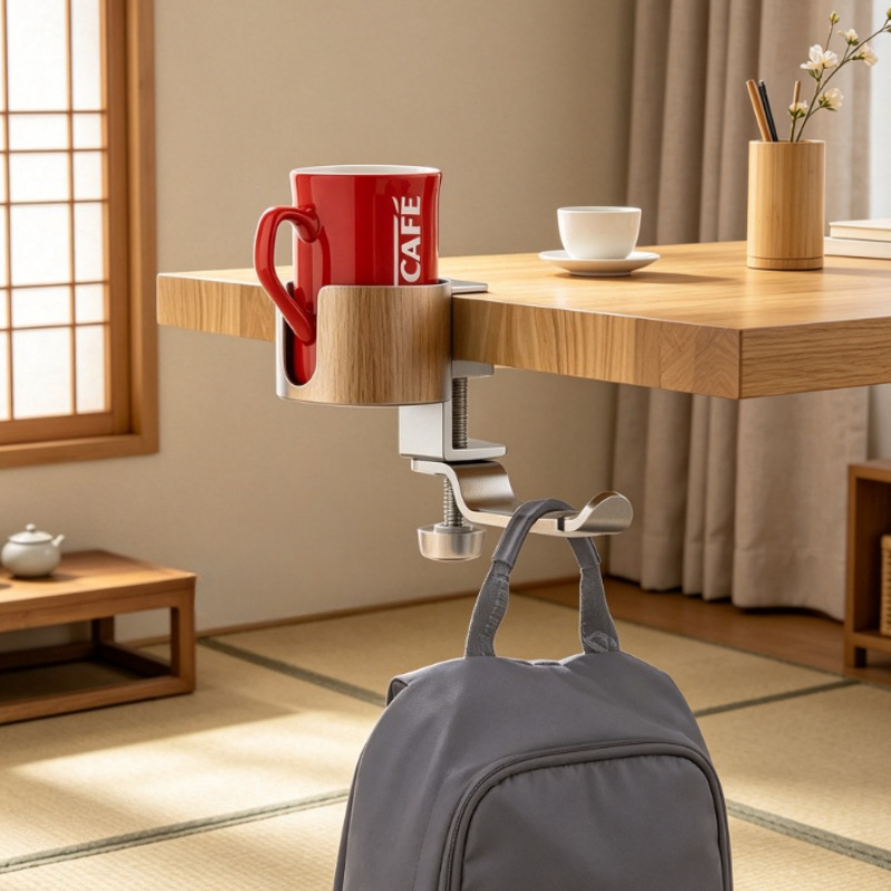 Desk Setup Home Office - Support de tasse rotatif de qualité