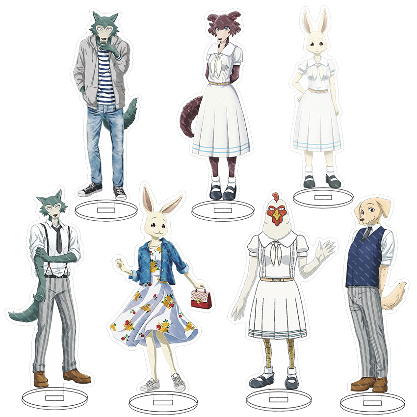 Desk Setup Decor - Figurines en acrylique Anime BEASTARS Legoshi