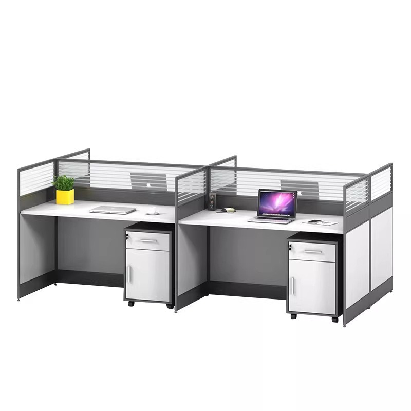 L Shaped Desk Setup - Poste de travail en L pour