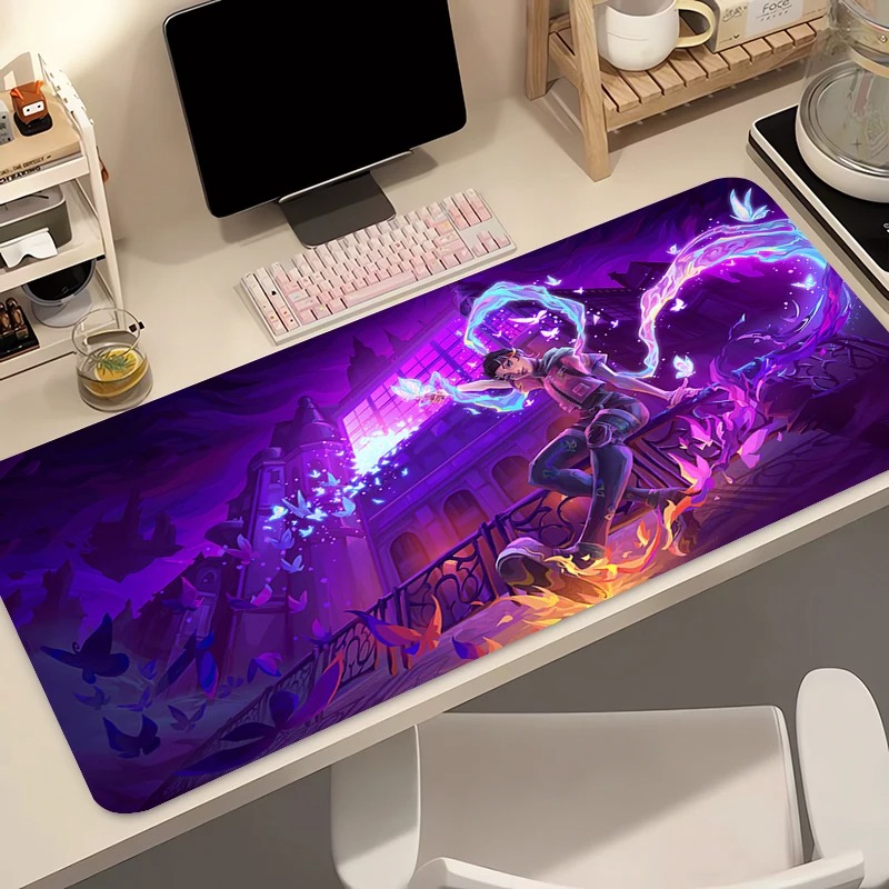 Desk Setup Cozy - Tapis de souris Gamer pour ordinateur,