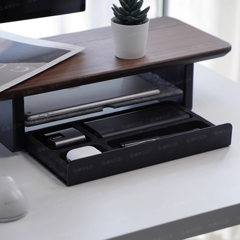 Support de moniteur, tiroirs d - Desk Setup Home Office avis et prix