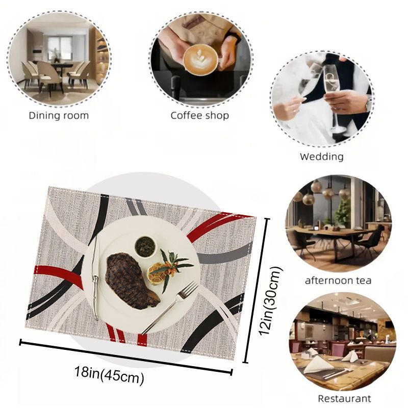 VIKAMA 2/4/6Pcs Sets de table  - Desk Setup Modern avis et prix