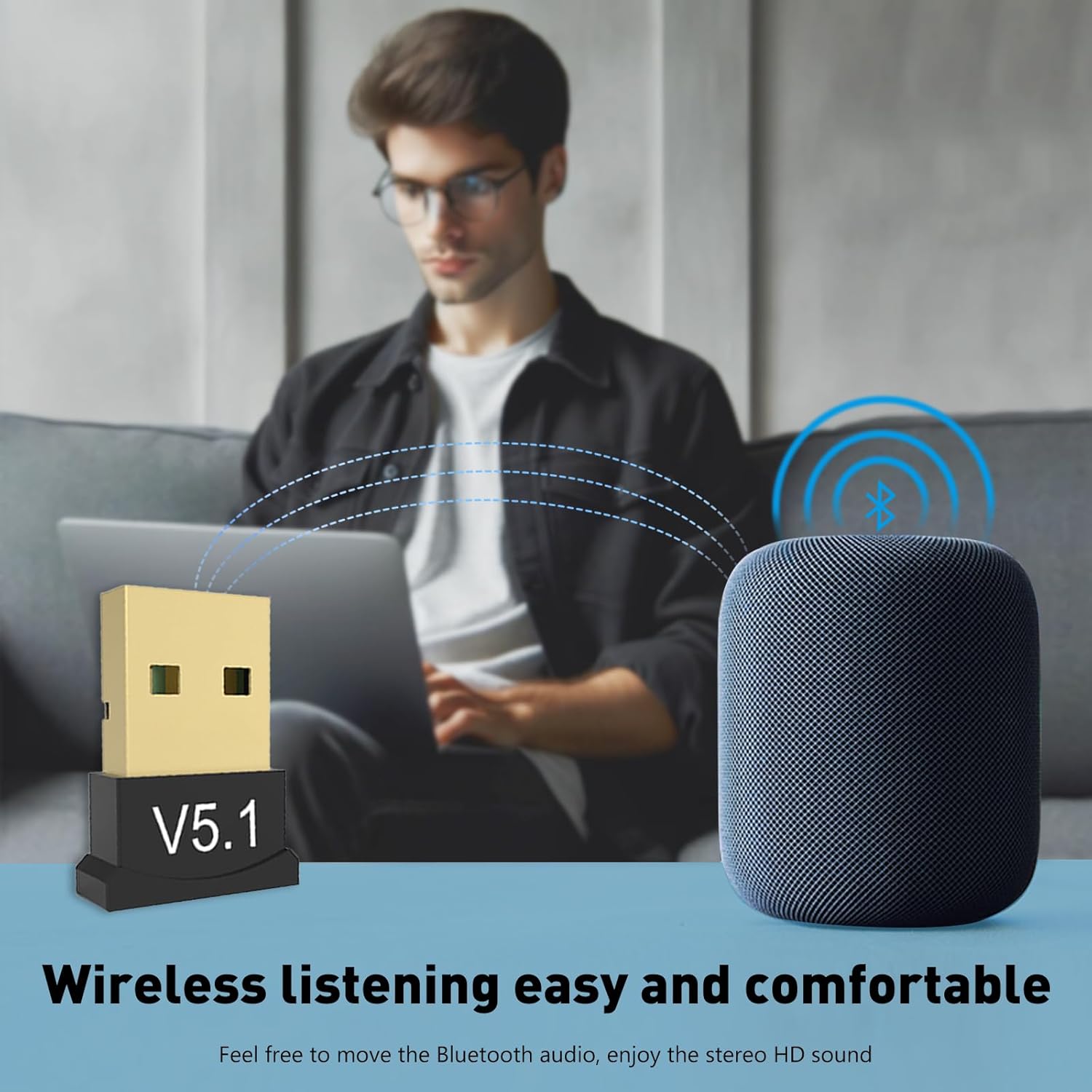 Adaptateur Bluetooth 5.1, dong - Desk Setup Speakers avis et prix