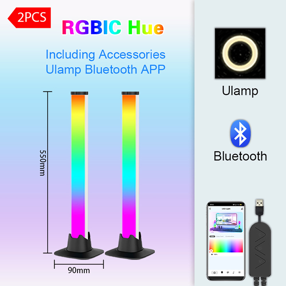 Barre lumineuse LED RGB pour b - Desk Setup With Tv avis et prix