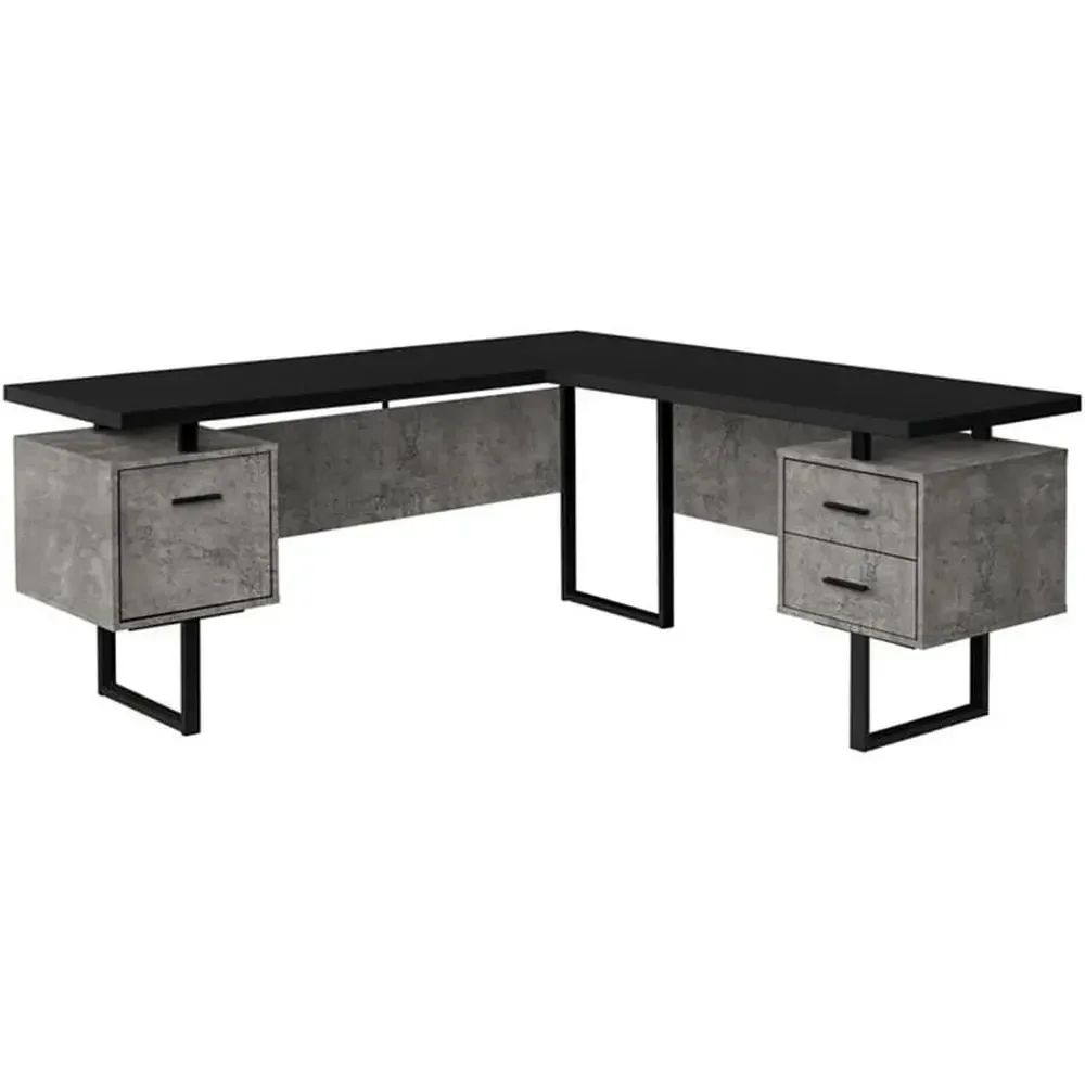 Bureau d'ordinateur en forme d - L Shaped Desk Setup avis et prix