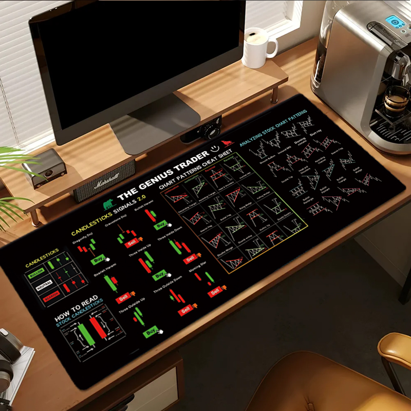 EXCO Stock Market Trader Tapis - Desk Setup Cozy avis et prix