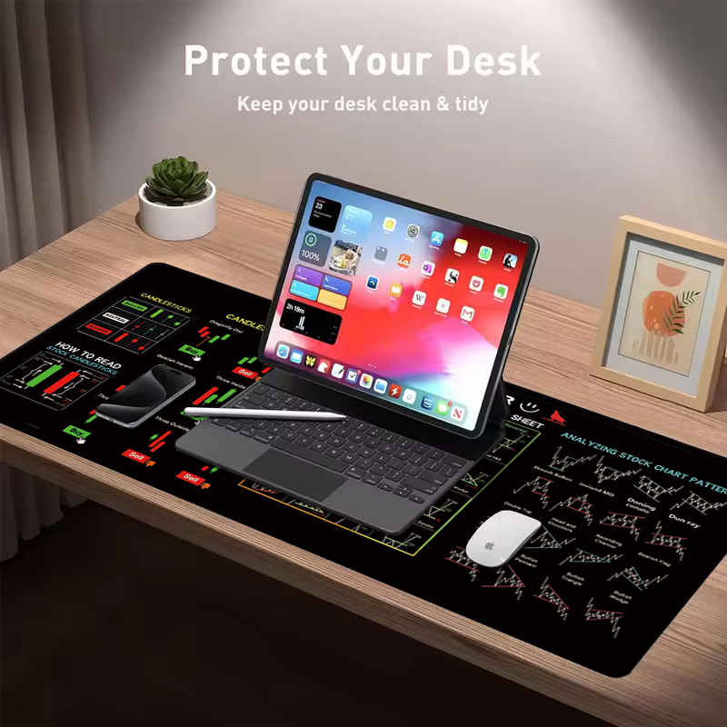 EXCO Stock Market Trader Tapis - Desk Setup Cozy avis et prix