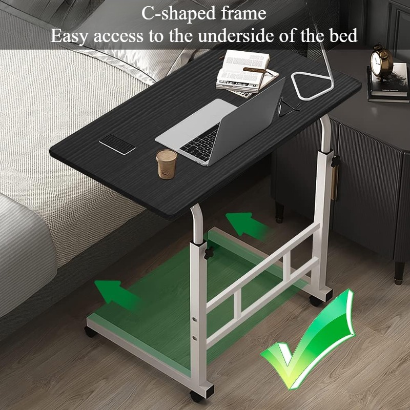 Bureau de chevet avec roulette - Desk Setup For Laptop avis et prix