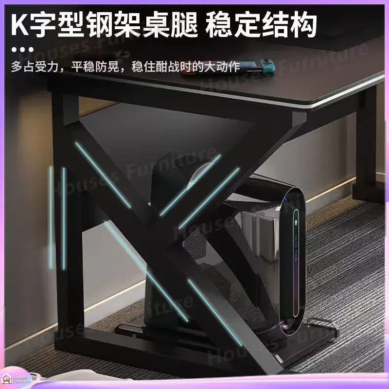 Bureau de jeu en métal noir po - L Shaped Desk Setup avis et prix