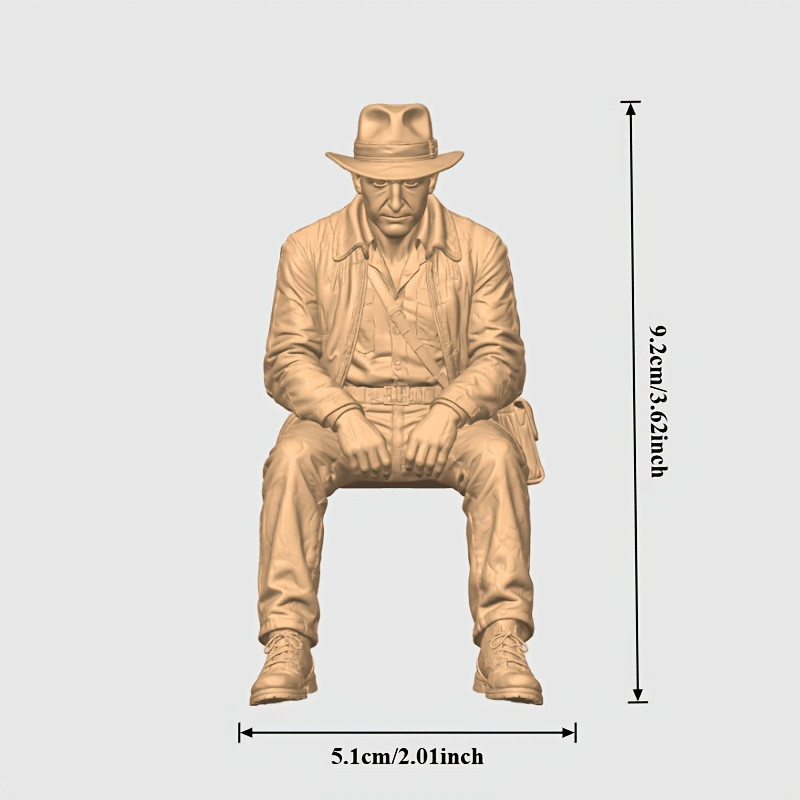 Statue d'explorateur beige mat - Desk Setup Modern avis et prix