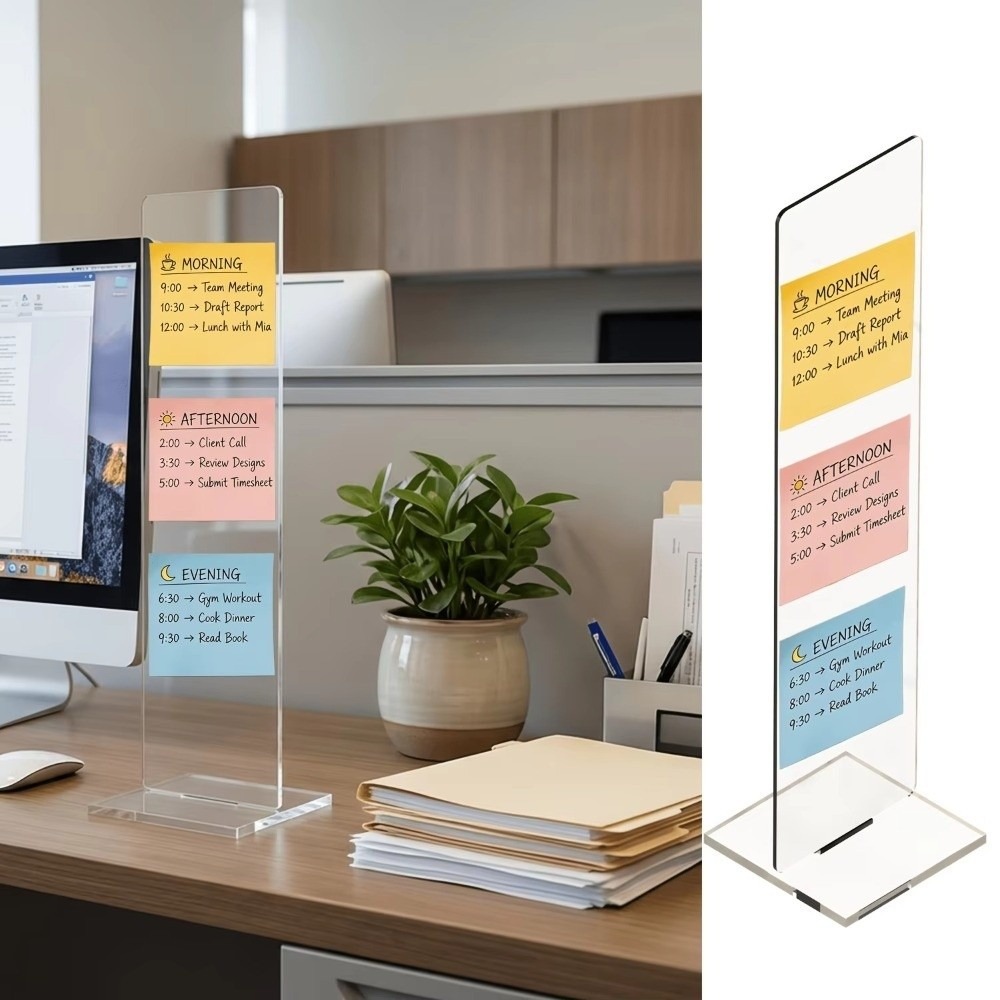 Tableau de messages en acryliq - Desk Setup Home Office avis et prix