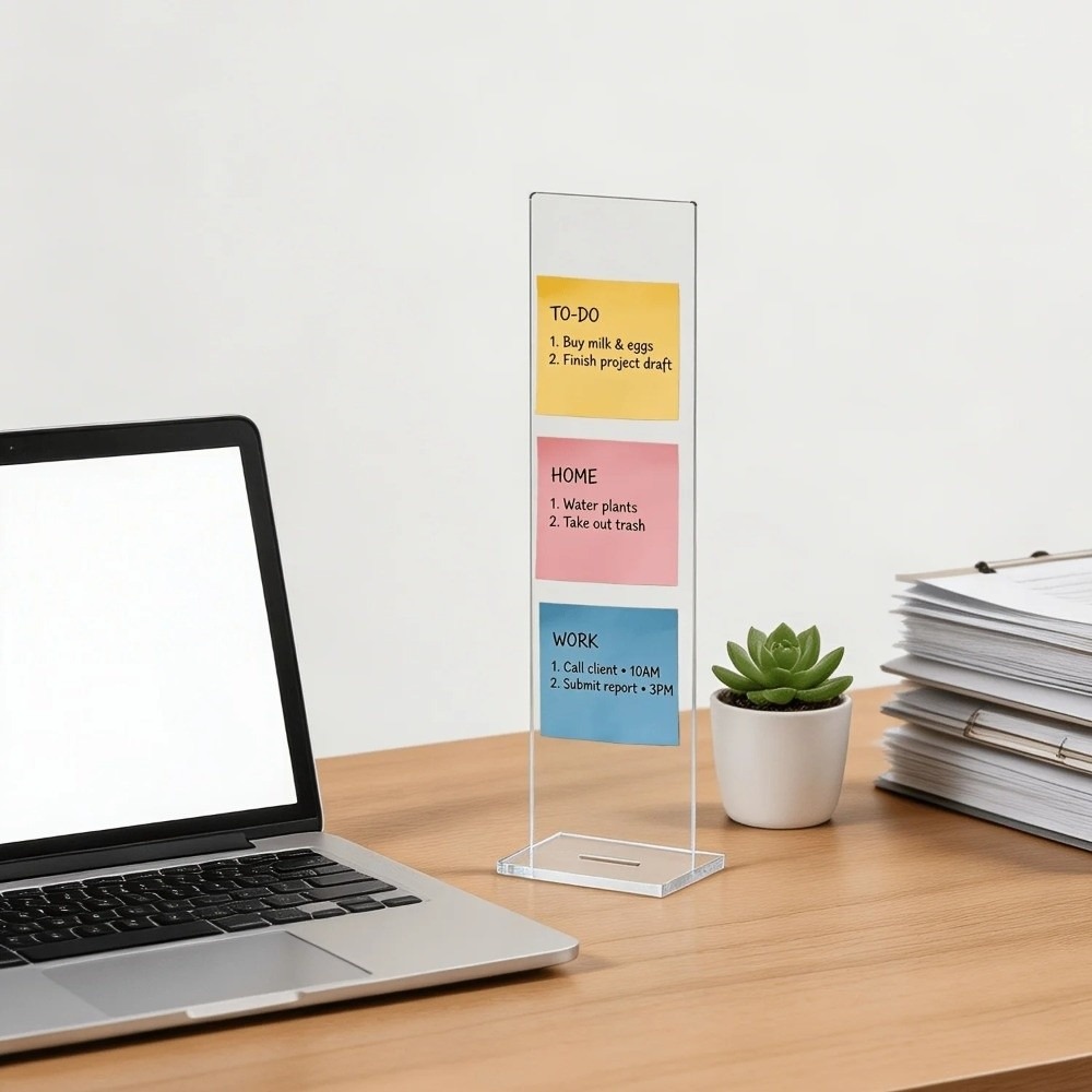 Tableau de messages en acryliq - Desk Setup Home Office avis et prix