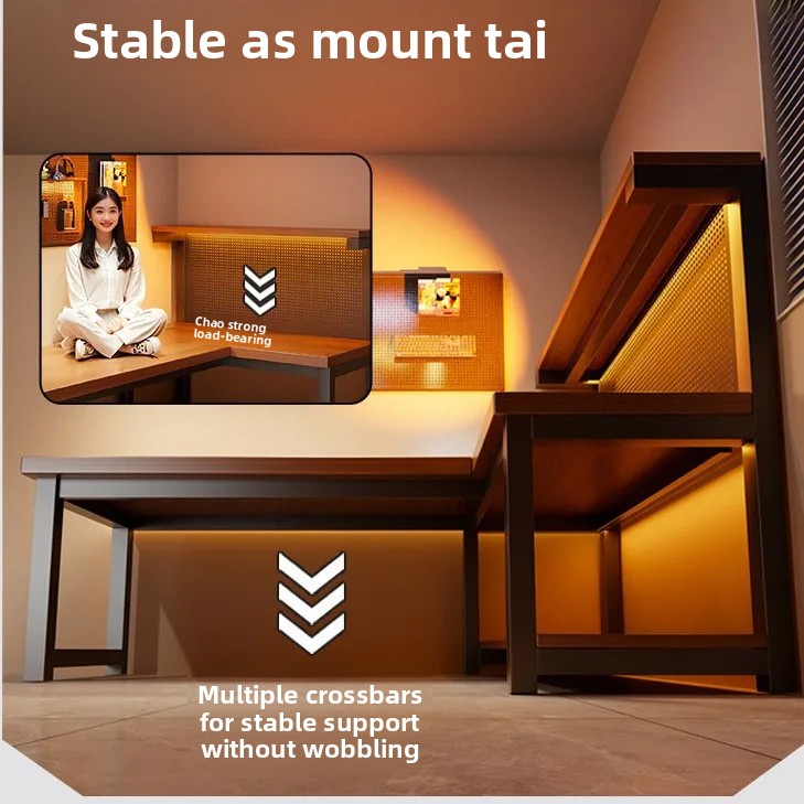 Bureau d'angle moderne en form - L Shaped Desk Setup avis et prix