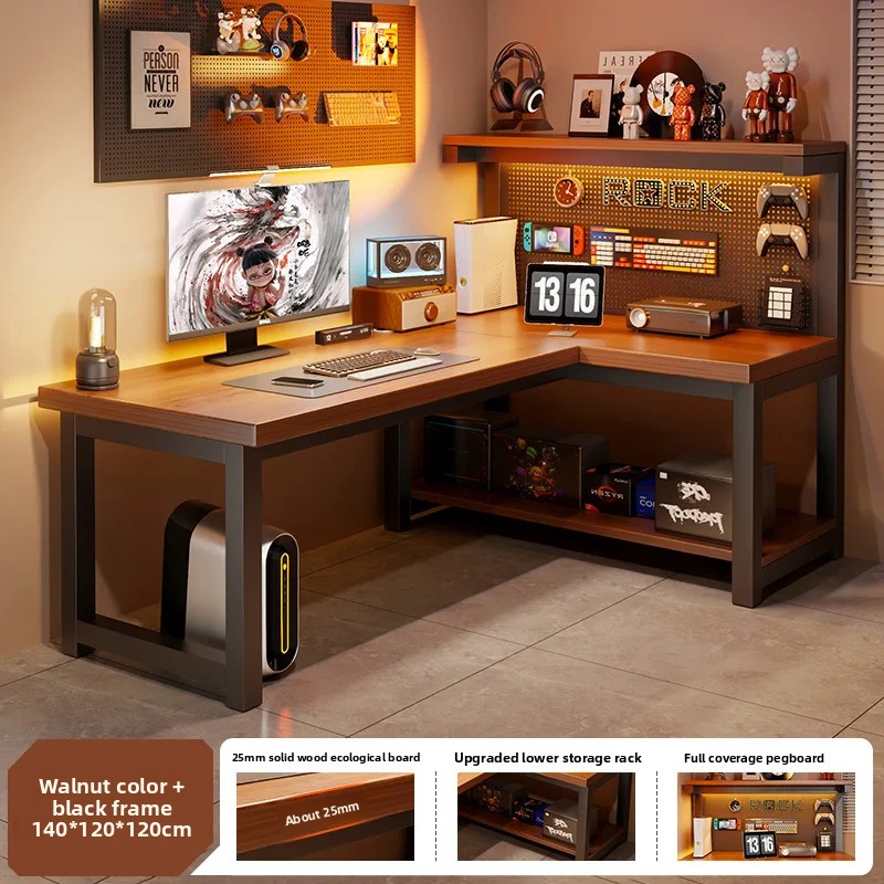 Bureau d'angle moderne en form - L Shaped Desk Setup avis et prix