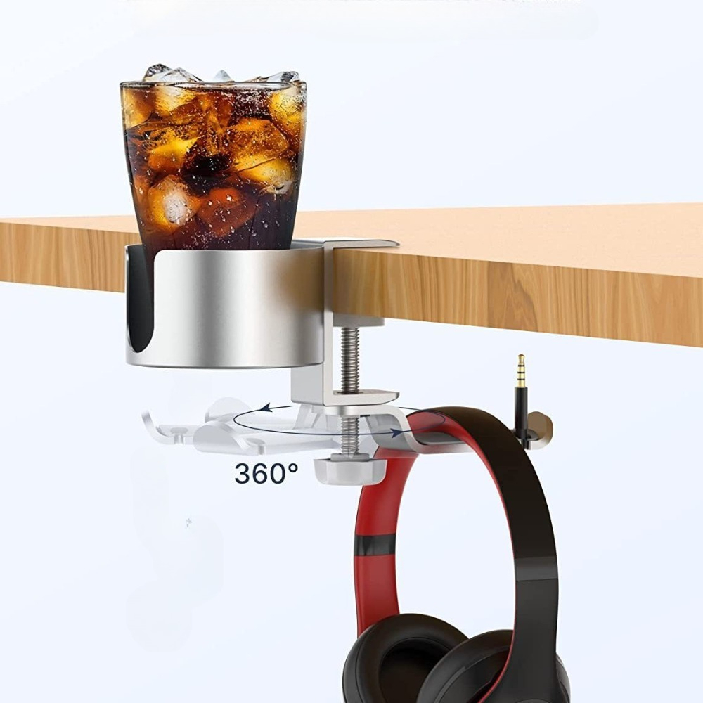 Support de tasse rotatif de qu - Desk Setup Home Office avis et prix