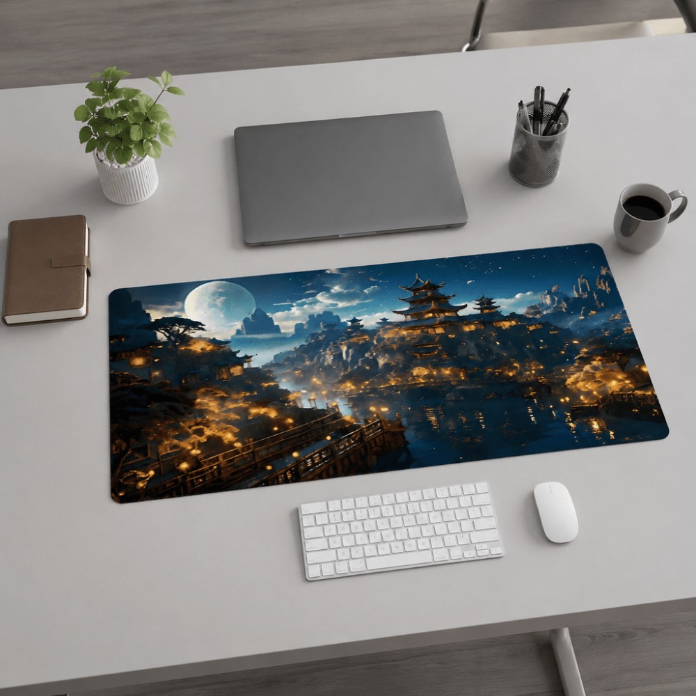Napperon de table allongé à mo - Work Desk Home Setup avis et prix