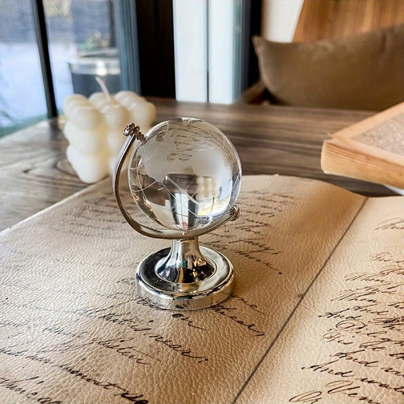 Mini globe terrestre en crista - Desk Setup Home Office avis et prix
