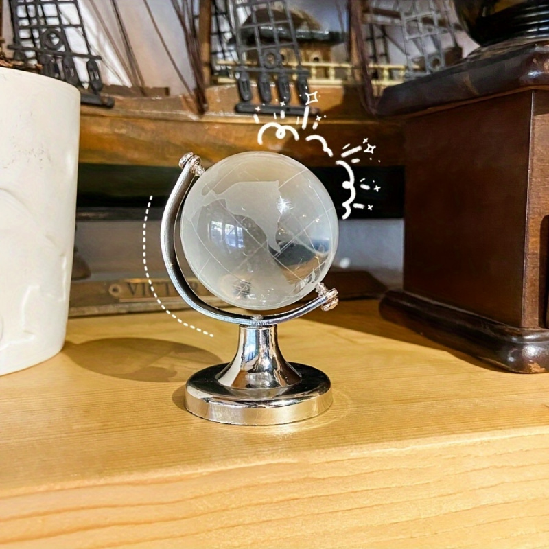 Mini globe terrestre en crista - Desk Setup Home Office avis et prix
