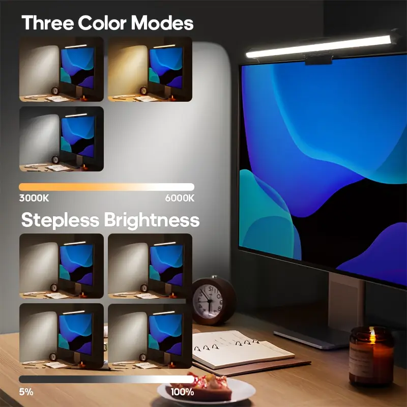 Lampe de bureau LED USB, lumiè - Desk Setup Room avis et prix