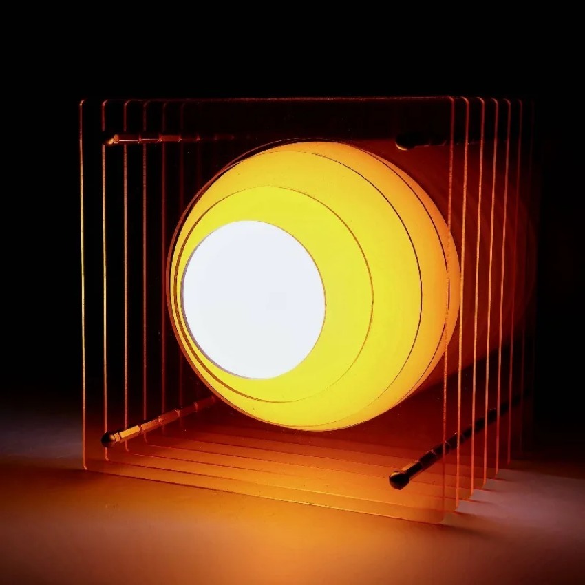 Lampe lune DIY en acrylique à  - Desk Setup Decor avis et prix