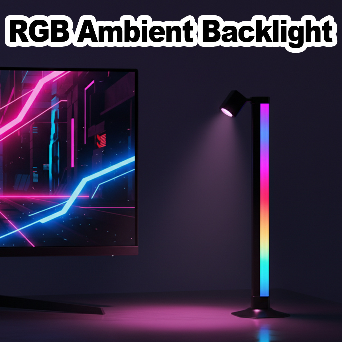 Barre lumineuse intelligente L - Desk Setup With Tv avis et prix